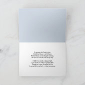 平和的ビーチモーニング悔やみや弔慰 カード (内部)