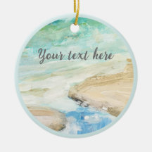 平和的ビーチ沿岸オーナメント