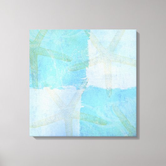 平和的ビーチIV キャンバスプリント (正面)