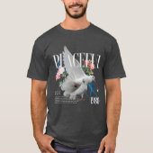 平和的プリント Tシャツ (正面)
