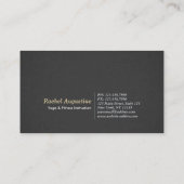 平和的ヨガメディテーション月明かりの空海ビーチ 名刺 (裏面)