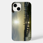 平和的夕べアットクーパーリバー Case-Mate iPhoneケース (裏面)