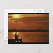 平和的夕べアングラー ポストカード (正面/裏面)