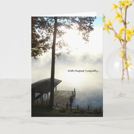 平和的悔やみや弔慰 カード (黄色い花)