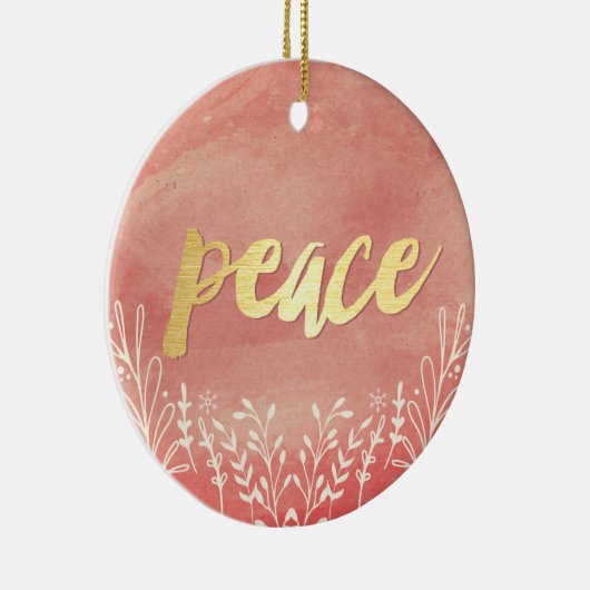 平和的挨拶カスタムオーナメント セラミックオーナメント (右)