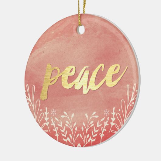 平和的挨拶カスタムオーナメント セラミックオーナメント (左)