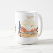 平和的撤退 コーヒーマグカップ (正面右)