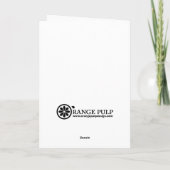 平和的花模様ビジネス/ホリ企業のデーカード シーズンカード (裏面)