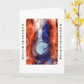 平和的誕生グリーティングカード カード (黄色い花)