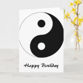 平和的陰陽 カード (黄色い花)