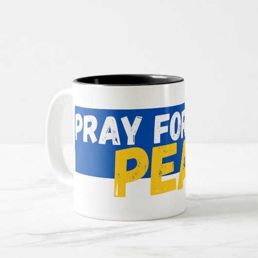 平和祈のために ツートーンマグカップ (正面左)