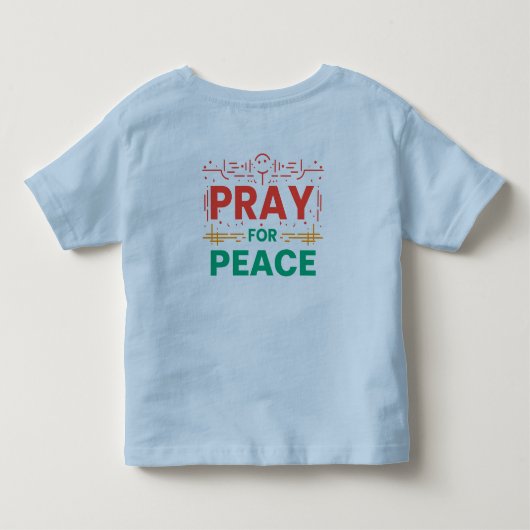 平和祈のために トドラーTシャツ (裏面)