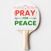 平和祈のために 卓球ラケット (正面)
