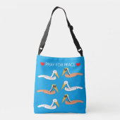 平和祈のためのペリカン クロスボディバッグ (裏面)