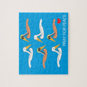 平和祈のためのペリカン ジグソーパズル (縦)