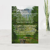 平和祈りの言葉 カード (正面)