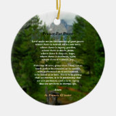 平和祈りの言葉 セラミックオーナメント (正面)