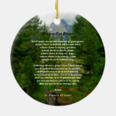 平和祈りの言葉 セラミックオーナメント (裏面)