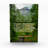 平和祈りの言葉 フォトブロック (正面)