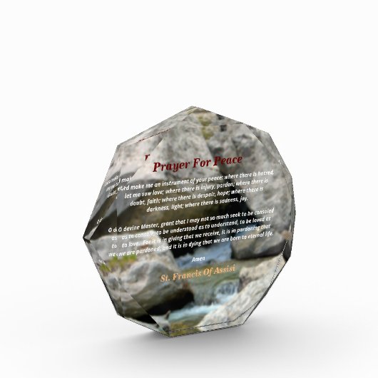 平和祈りの言葉 フォトブロック (左)