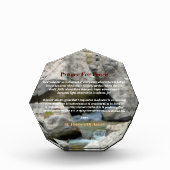 平和祈りの言葉 フォトブロック (正面)