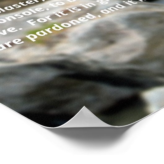 平和祈りの言葉 ポスター (角)