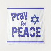 平和祈イスラエルフォントに向けてグランジ タペストリー (正面)