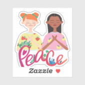 平和祈地球の平和 シール (シート)