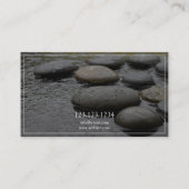 平和禅ストーンマッサージセラピー 名刺 (裏面)