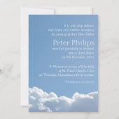 平和空3葬祭告知招待状 招待状 (裏面)