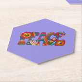 平和紙コースター ペーパーコースター (アングル)