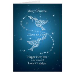 平和素晴らしクリスマスの鳩おじいちゃん