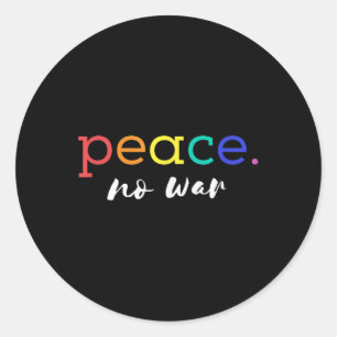 平和素晴らしNo War Shirt Peace Graphic Tee ラウンドシール