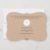 平和素朴と喜びの手書きスクリプト業務 シーズンカード (裏面)