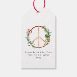 平和素朴のサイン ギフトタグ