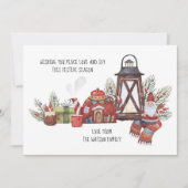 平和素朴愛の喜びクリスマスフォトパーソナライズされた (正面)