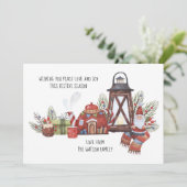 平和素朴愛の喜びクリスマスフォトパーソナライズされた (スタンド正面)