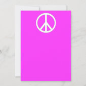 平和絞り染めの招待状 招待状 (裏面)