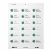 平和統一されたのために ラベル (フルシート)