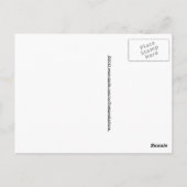 平和統一されたのシンボルとして世界中の人々 ポストカード (裏面)