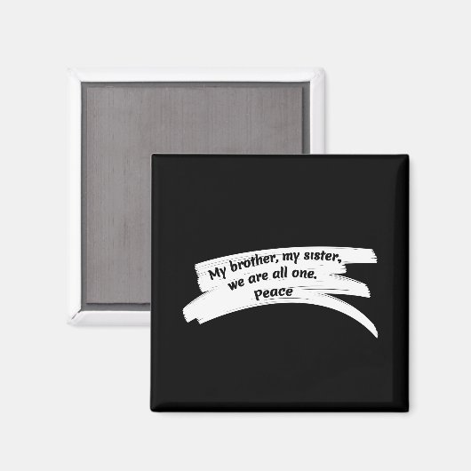 平和絵を描メッセージの消去 マグネット (正面/裏面)