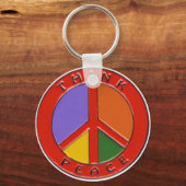平和考え キーホルダー (正面)