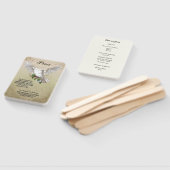 平和聖なる書物、 経典詩パーソナライズされたの鳩プログラム ハンドファン (組立なし)