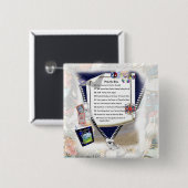 平和至福ボタン 缶バッジ (正面&裏面)