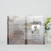 平和船葬式プログラムテンプレート (スタンド正面)