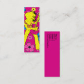 平和花-細いカード スキニー名刺 (正面/裏面)