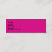 平和花-細いカード スキニー名刺 (裏面)