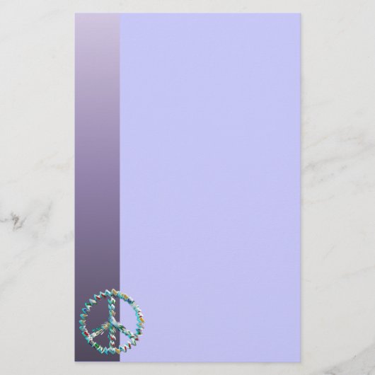 平和芸術の記号 便箋 (正面)