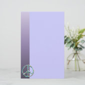 平和芸術の記号 便箋 (スタンド正面)