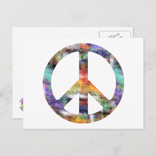 平和芸術的標識 ポストカード (正面/裏面)